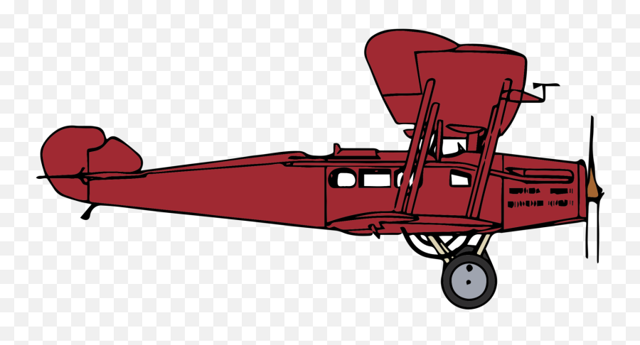 Airplanepropeller Driven Aircrafttriplane Png Clipart - Sopwith Triplane Vector,Biplane Png