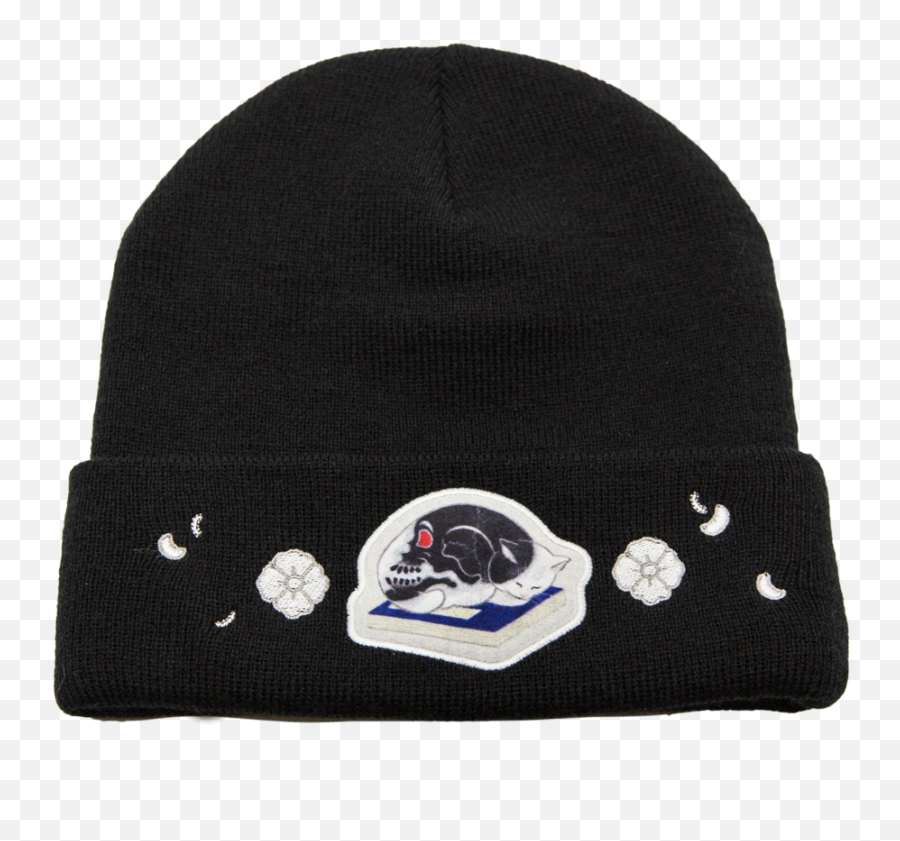Cat In The Hat Png - Skull Cat Beanie Beanie 404530 Toque,Cat In The Hat Png