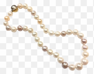 One Strand Only Graduated Freshwater Cultured Pearls From - Solid png