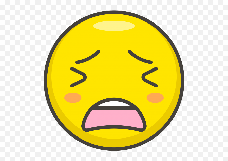 Tired Face Emoji - Png,Winky Face Emoji Png
