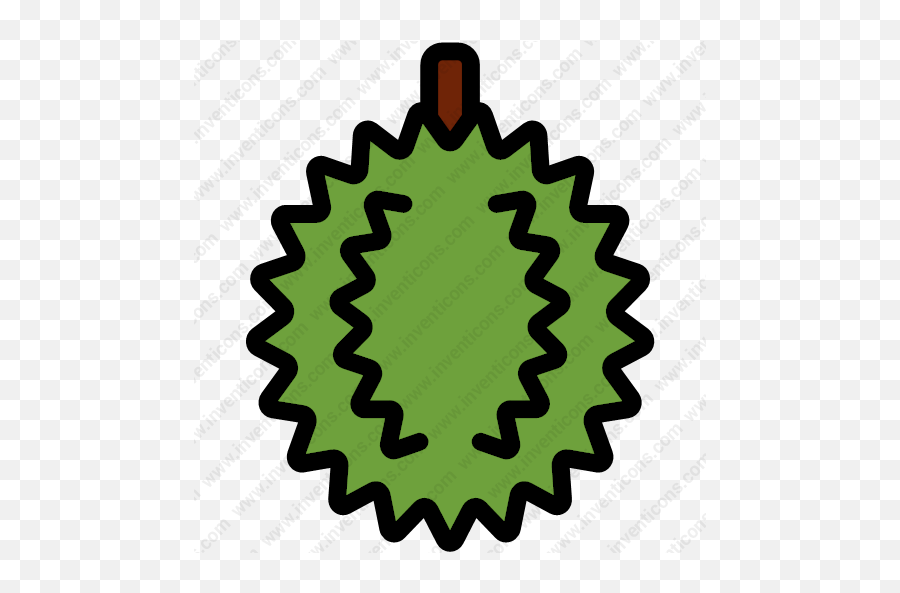 Download Durian Vector Icon - Durian Fruit Durian Icon Png,Durian Png