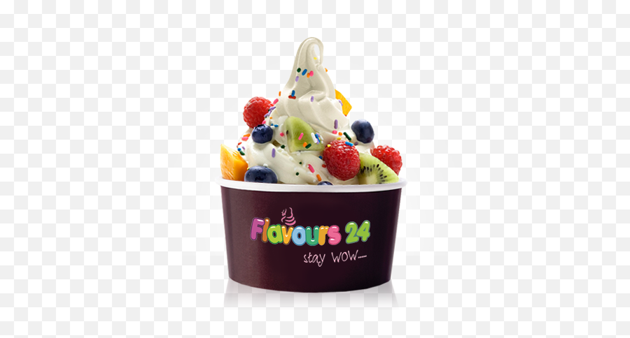 Download Flavours24 Frozen Yogurt - Frozen Yoghurt Transparent Background Png,Frozen Yogurt Png