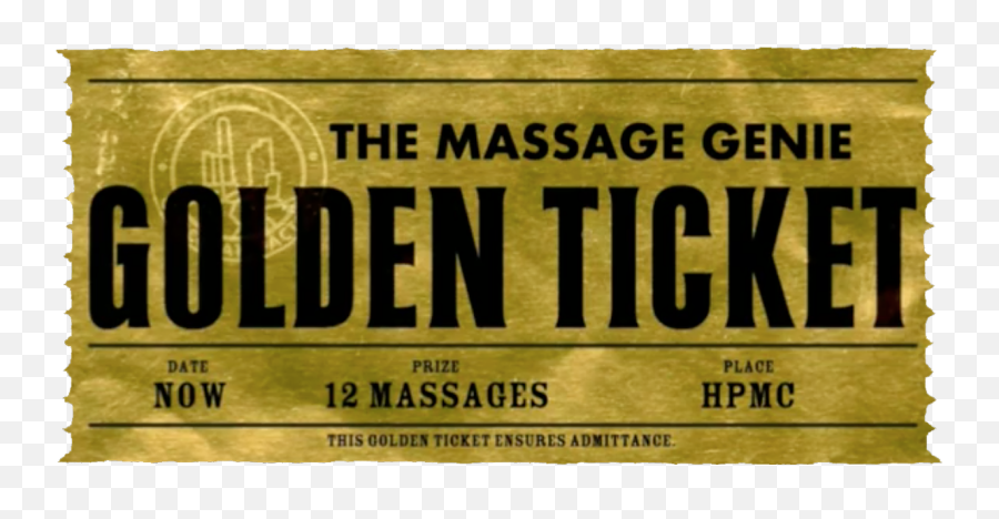 Hpmc The Golden Ticket - Charlie And The Chocolate Factory Png,Golden Ticket Png