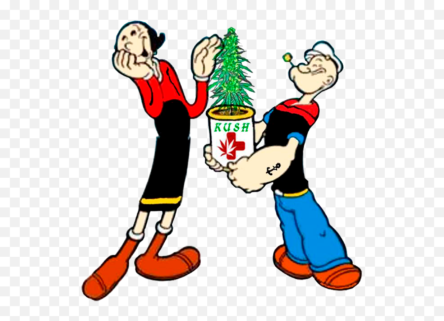 Popeye Olive Weed Png Official Psds - Popeye And Olive Oyl,Weed Png