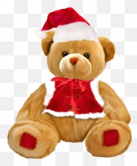 Library Of Christmas Teddy Bear Banner Black And White - Kids Teddy Bear Png,Polar Bear Png