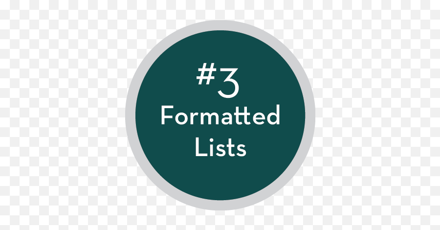 Bulleted Numbered Lists - Wedding Wire 100 Reviews Png,Numbered List Icon