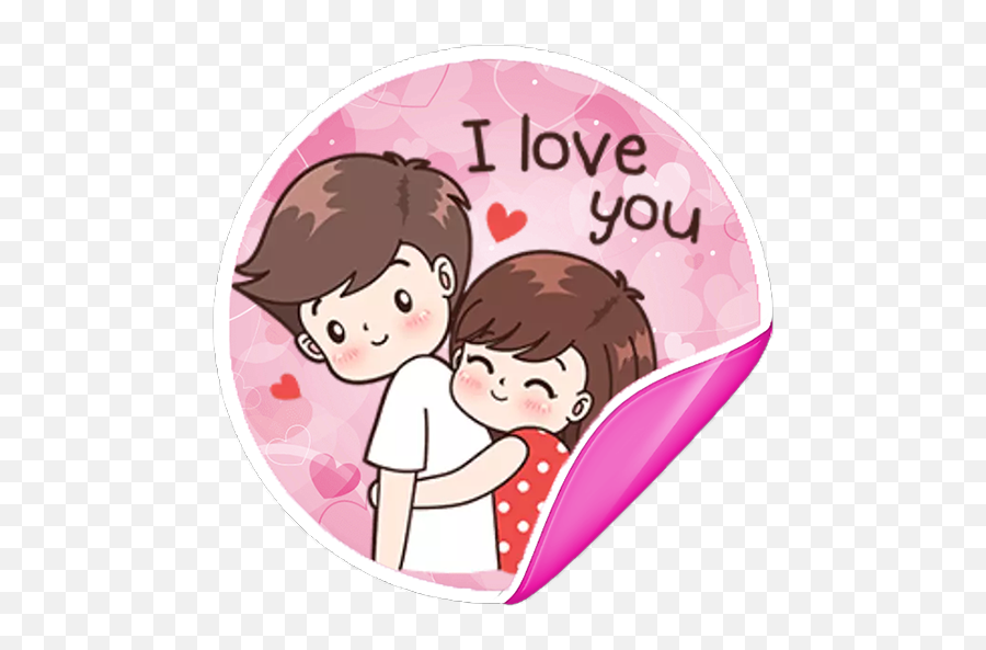Amazoncom Love Stickers Packs For Whatsapp - Wastickerapp Love Cartoon Drawing Couple Png,Whatsapp Icon Art