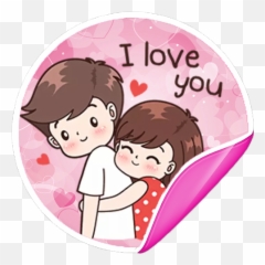 Amazoncom Love Stickers Packs For Whatsapp - WAStickerApp Cartoon Drawing Couple png
