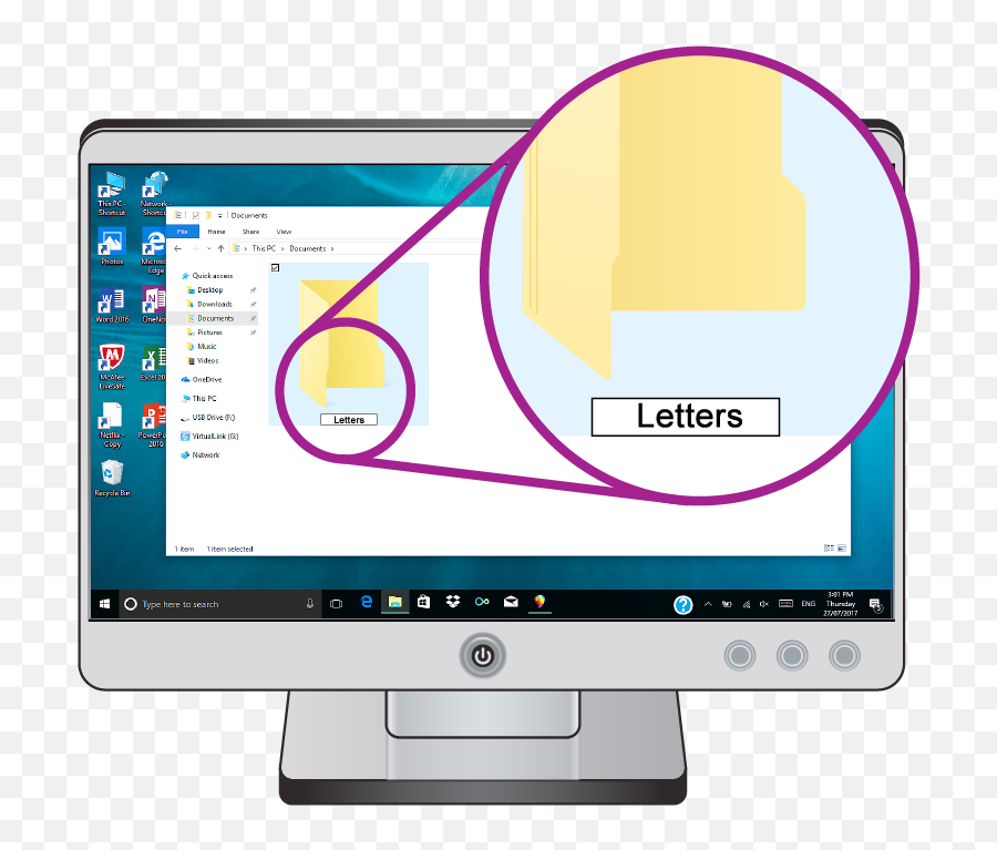 Using A Computer Programs And Managing Files - Smart Device Png,Computer Folder Icon