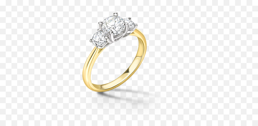 Three Stone Or Multi Diamond Engagement Rings In Dublin - Wedding Rings Diamond Three Png,Yellow Diamond Icon