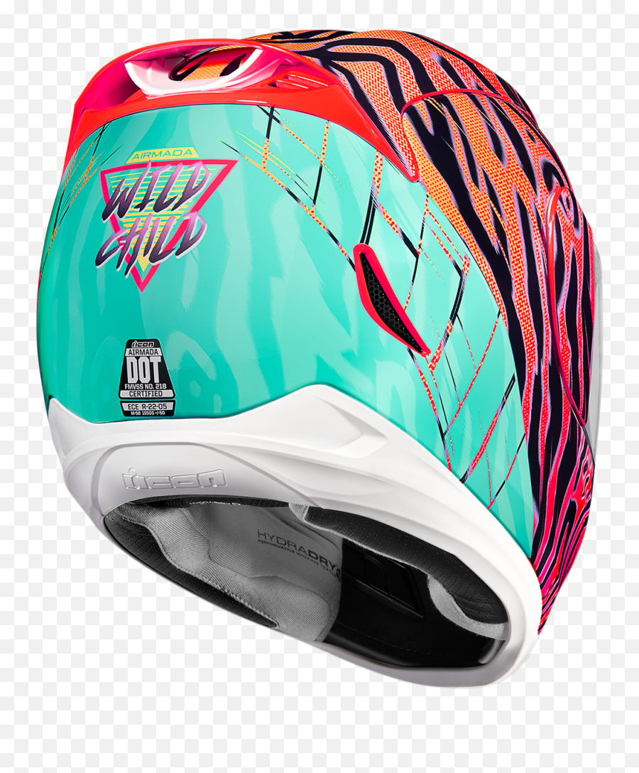 Icon Airmada Wildchild Unisex Fullface Casco De Motocicleta - Icon Airmada Wildchild Helmet Png,Chin Curtain For Icon Airmada
