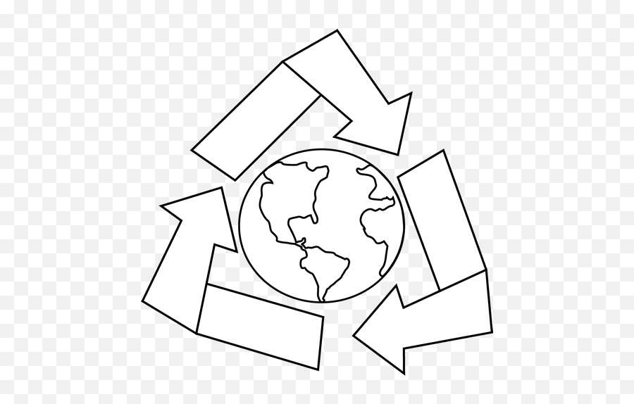 Free Black And White Earth Download - Black And White Recycle Png,Earth Day Icon