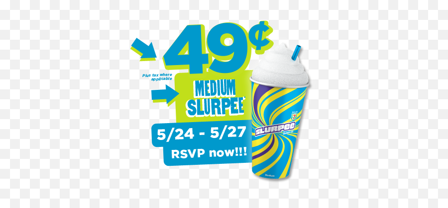 7 Eleven 49 Cent Medium Slurpee Png