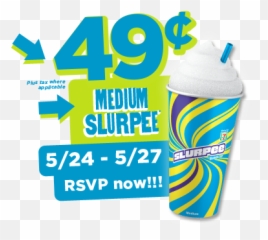 7 Eleven 49 Cent Medium Slurpee Png