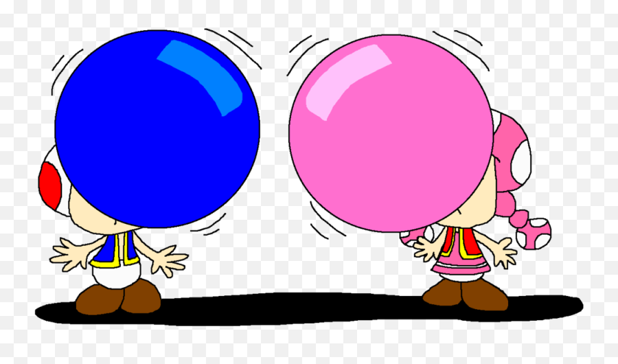 Chewing Gum Bubble Cartoon - Chewing Gum Bubblegum Cartoon Png,Bubble Gum Png