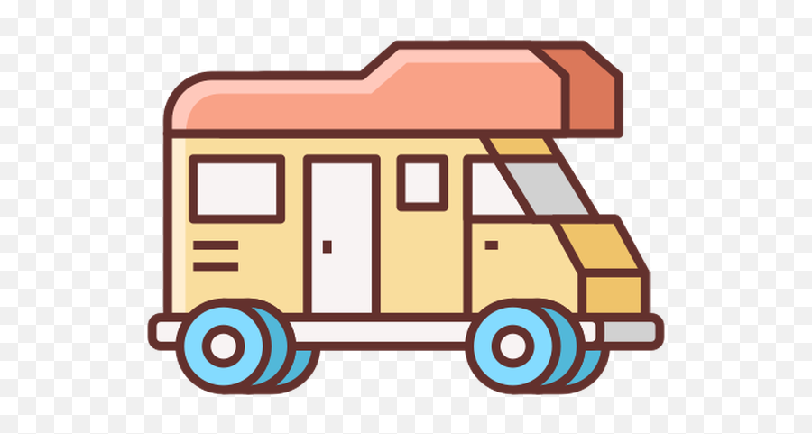 Campervan Free Vector Icons Designed By Flat - Camping Car Icon Png,Car Flat Icon