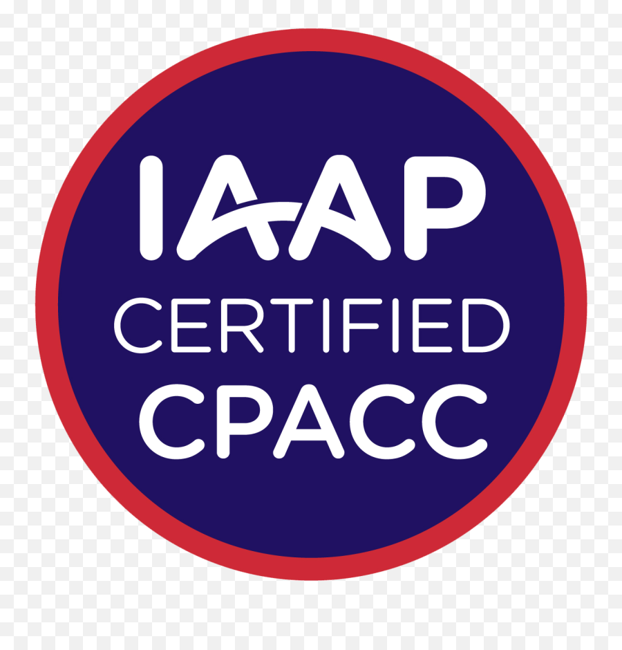 Cpacc Logos International Association Of Accessibility - Cpacc Certification Png,Linkedin Icon For Email Signature