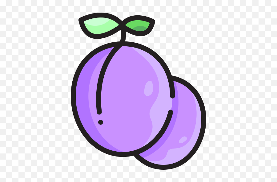 Plum - Free Food Icons Dot Png,Plum Icon