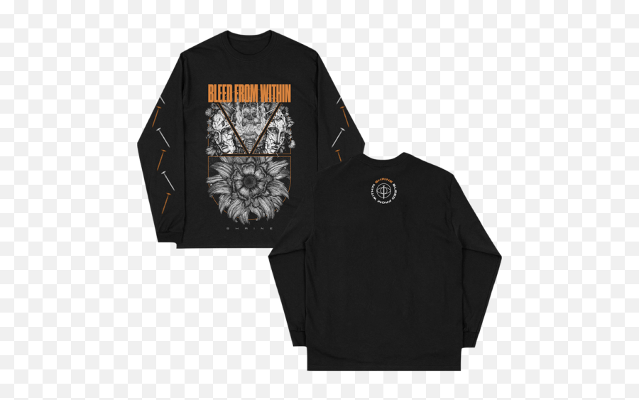 Bleed From Within - Preorder The New Album U0027shrineu0027 Long Sleeve Png,Icon For Hire Band Merch