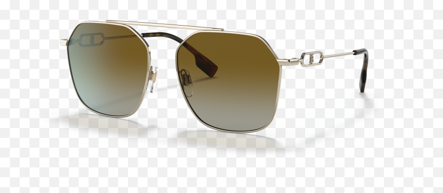 Burberry Be3124 Emma 57 Polar Brown Gradient U0026 Light Gold - Ray Ban Hexagonal 54 Mens Png,Dunhill Icon For Men