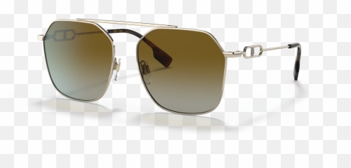 Burberry Be3124 Emma 57 Polar Brown Gradient U0026 Light Gold - Ray Ban Hexagonal 54 Mens png