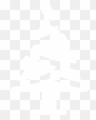 Christmas Tree Silhouette No Background Free Download Skypng - White Christmas Tree Silhouette Png