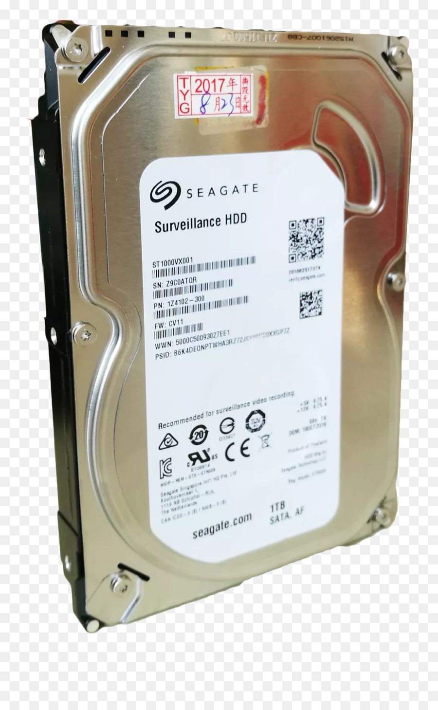 Seagate St1000vx001 7200rpm Spindle Speed Hdd 1tb For - Hard Disk Drive Png,Seagate Hard Drive Icon