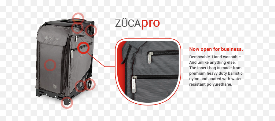 Zuca Pro Stenographer In Black - Solid Png,Icon Computer Bags