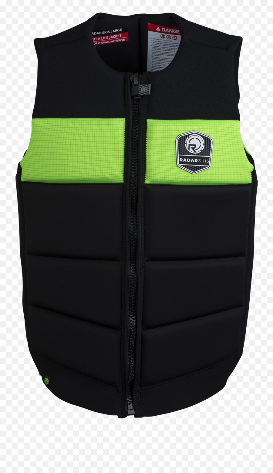 Radar 2022 Tidal Ltd Comp Vest - Blklime Jacket Png,Icon High Visibility Vest