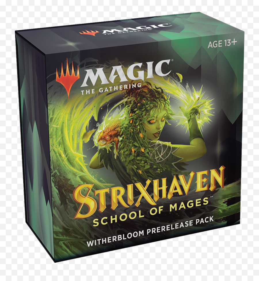Mtg Strixhaven Prerelease Pack - Witherbloom Blackgreen Strixhaven Witherbloom Prerelease Kit Png,Magic The Gathering Zap Icon