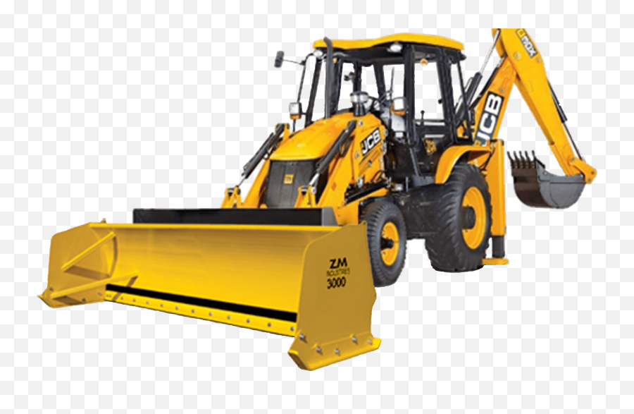 Download Hd Keep The Snow Moving And - Jcb Backhoe Snow Pusher Png,Snow Pile Png