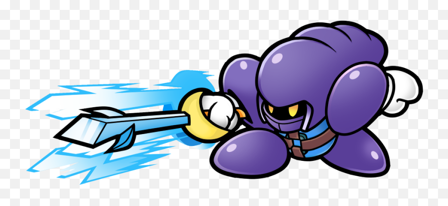 Kirby Clipart Sword - Sword Knight Kirby Png Transparent Png Blade Sword Knight Kirby,Royale Knight Png