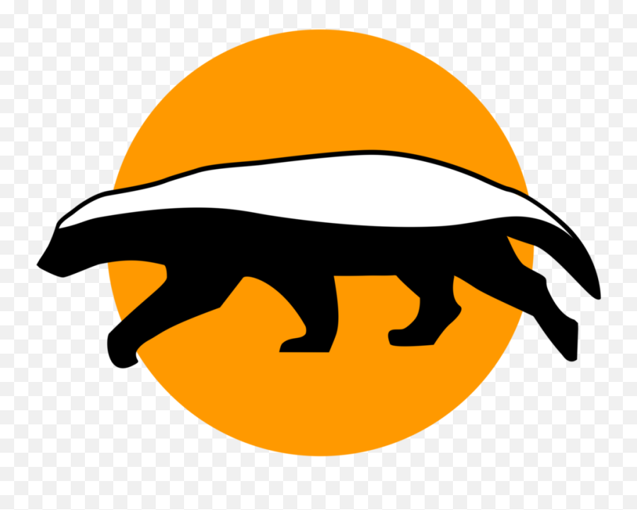 Honey Badger Clipart Transparent - Honey Badger Bitcoin Honey Badger Clip Art Png,Honey Transparent