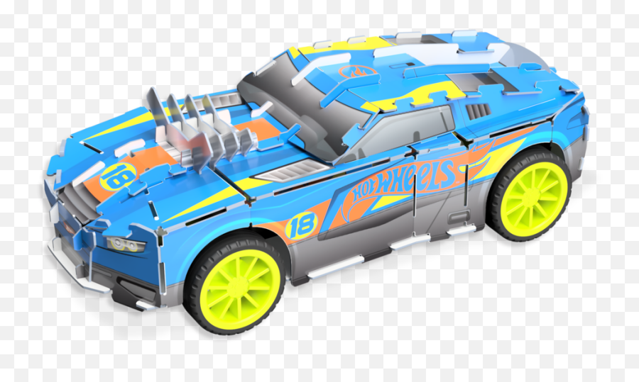 Hot Wheels Maker Kitz - Build U0026 Race One From A Range Blue Hot Wheels Maker Kitz Png,Hot Wheels Car Png