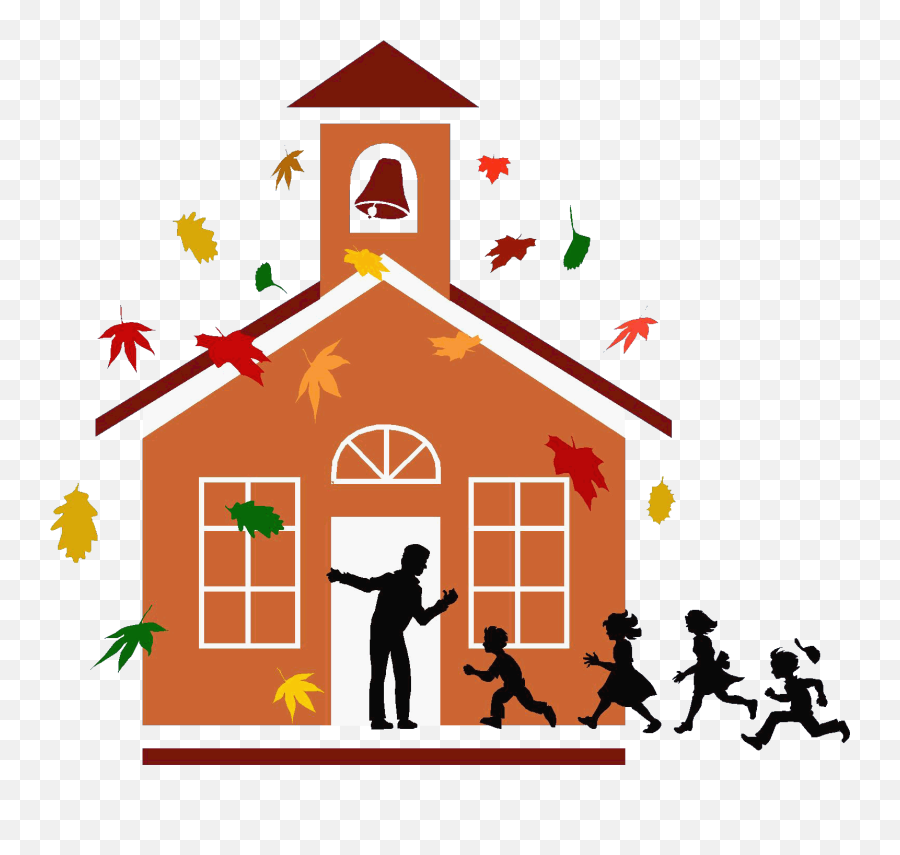 Autumn School Cliparts 1 - 1540 X 1389 Webcomicmsnet School House Clip Art Png,School Clipart Png