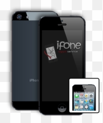 Download Iphone 5 Cracked Glass Repair - 5s PNG Image