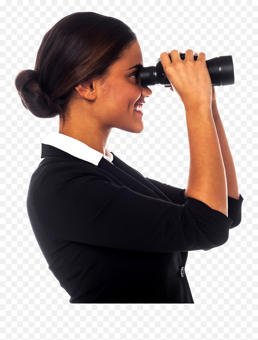 Business People Png Images Transparent - Woman Binoculars,People Transparent Background