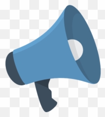 Transparent Background Megaphone Icon - Transparent Background Megaphone Vector Png,Megaphone Png