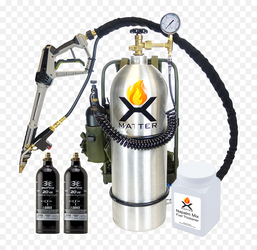 Standard Flamethrower Pyro Package - Human Grim Match Stick Png,Flamethrower Png