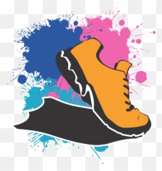 Running Shoe Marathon - Cartoon Sport Shoes Png,Running Shoe Png
