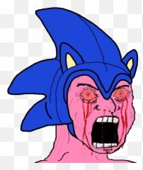 Download Hd Sonicwojak - Screaming Pink Wojak Png,Wojak Png