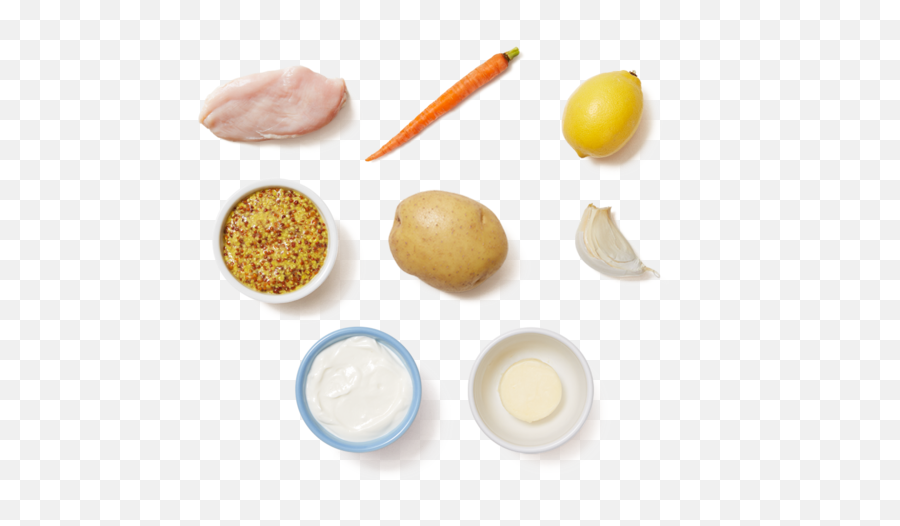 Download Lemon - Dijon Chicken With Mashed Potatoes U0026 Roasted Lemon Png,Mashed Potatoes Png
