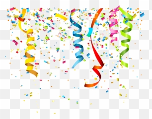 Streamer Png Image Transparent - Background Confetti
