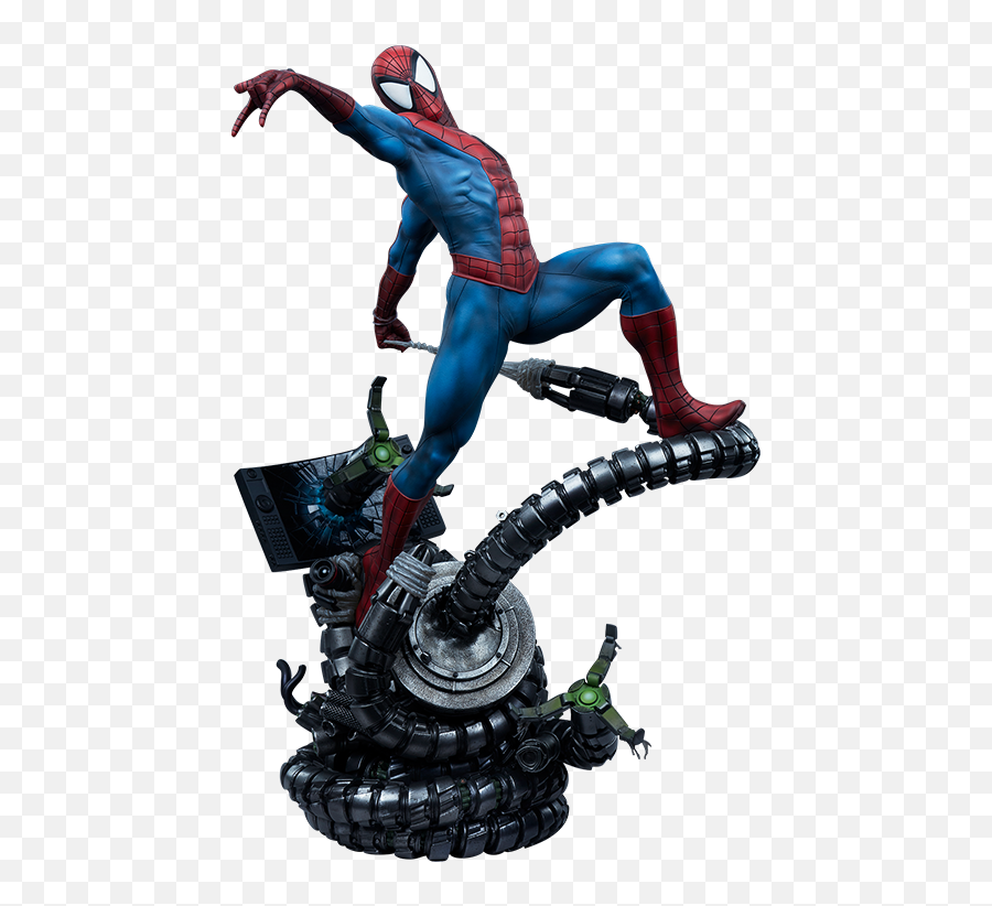 Marvel Spider - Spider Man Statue Figure Png,Spoderman Png