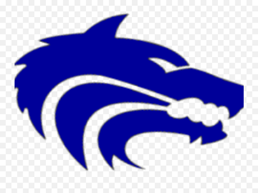 Wolf Head Logo Blue - Grandview High School Logo Png,Wolf Head Logo