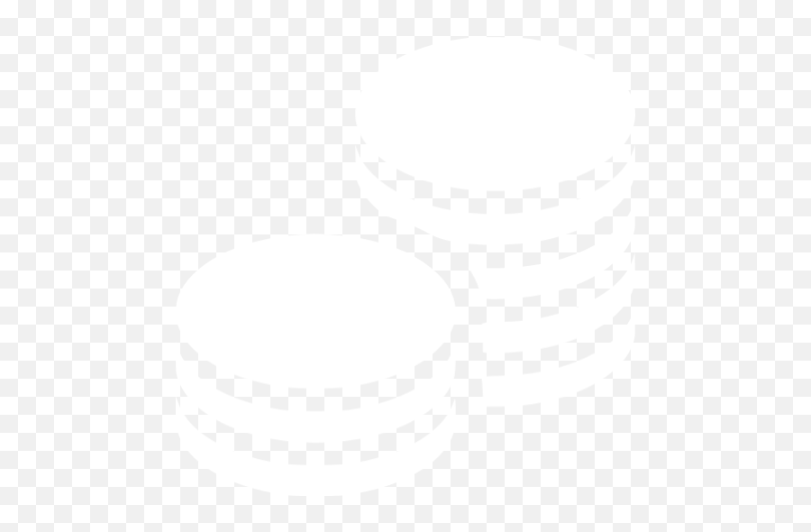 White Coins Icon - Free White Coins Icons Coins Icon Png White,Coin Transparent