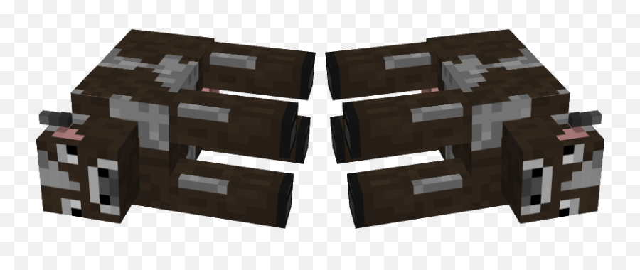 Sideways Mobs With Concept Art - Upside Down Cow Minecraft Png,Minecraft Cow Png