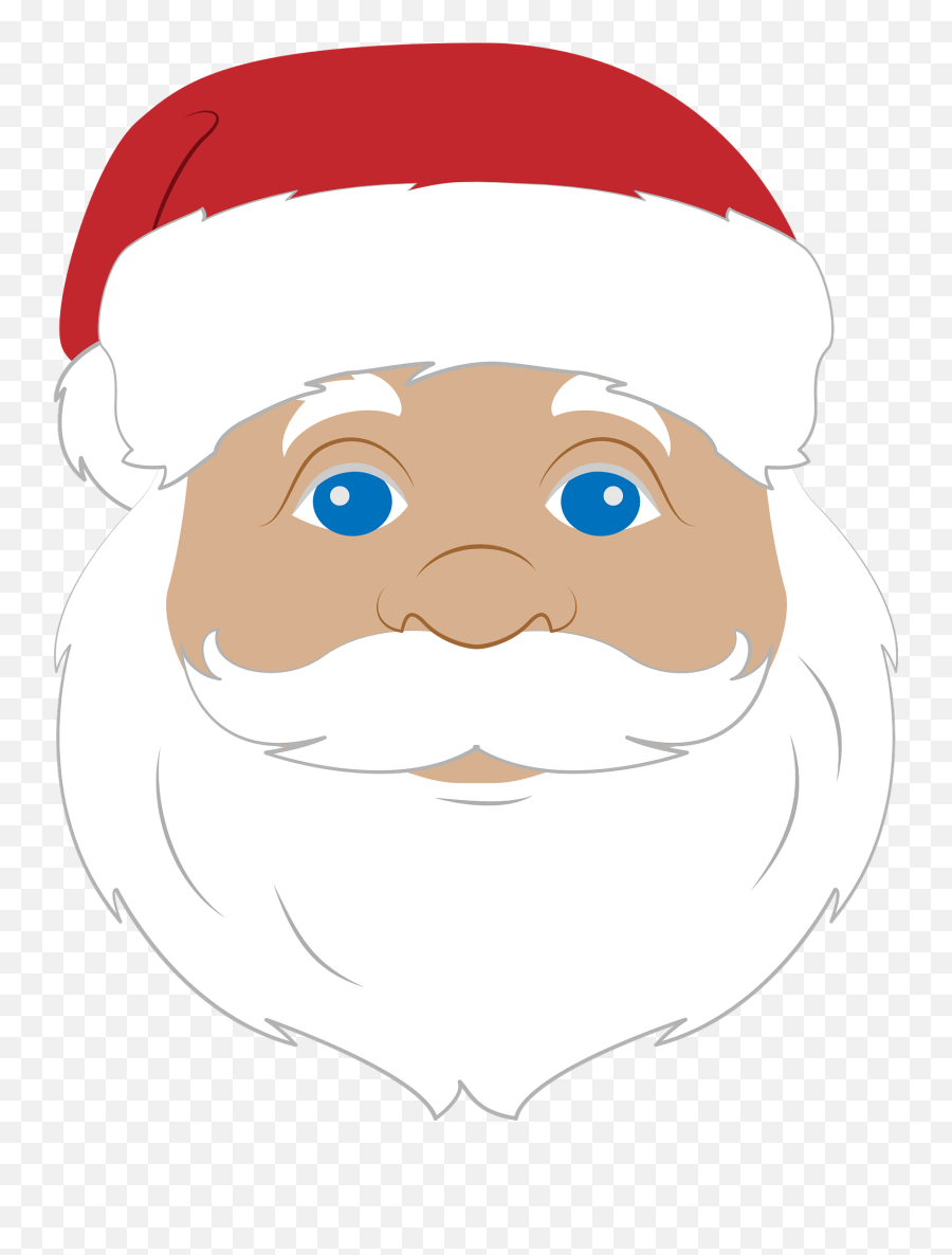Santa Claus Face Clipart - Santa Claus Png,Santa Face Png