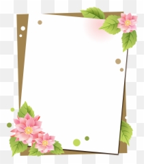 Borders For Paper And Frames Text Background - png