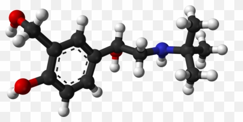 Files - Salbutamolfromxtal3dballspng Wikipedia Salbutamol 3d Structure,Sal Png